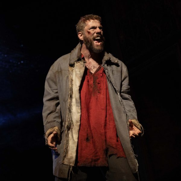 Ian McIntosh as 'Valjean'. Prologue. Photo by Danny Kaan